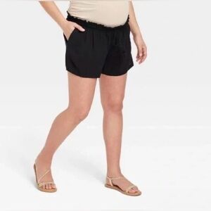 Isabel Maternity by Ingrid & Isabel Black Shorts